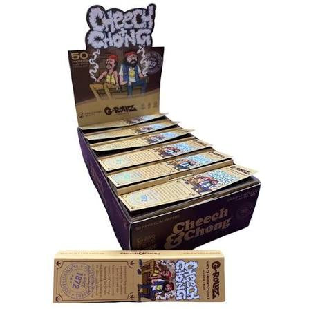 G-Rollz Brown Smoking Rolling slim Paper Tips Tray Poker