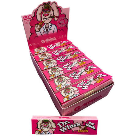 G-Rollz Pink Smoking Rolling king slim Paper Tips Tray Poker