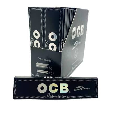 OCB Premium Black King Size Slim Rolling Papers