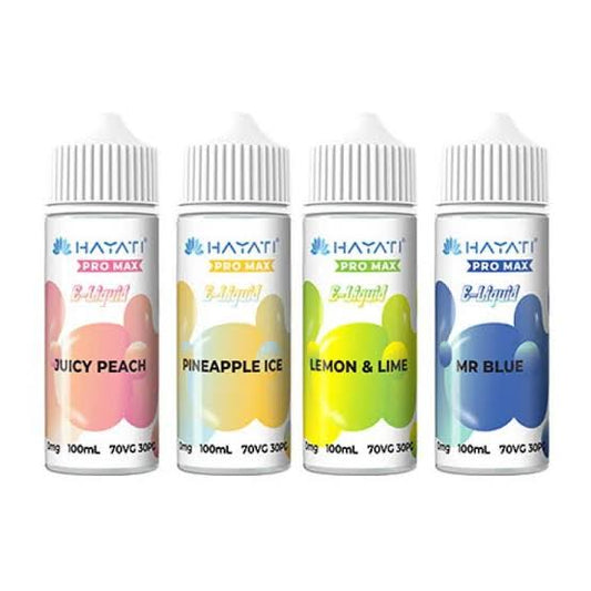 Hayati Pro Max 100ml E liquid 0mg 50/50 VGPG