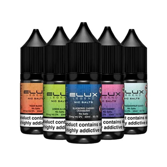 ELUX  Legend Nic Salt Vape Juice 10ml E-Liquid 10mg & 20mg E-Cig