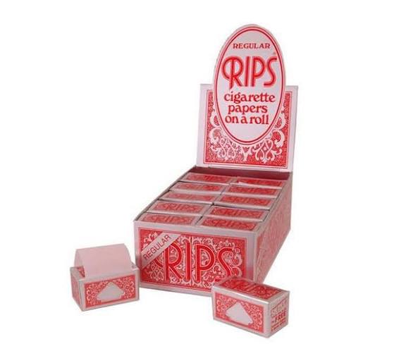 Red Rips Regular Rolls Cigarette Rolling Papers  on