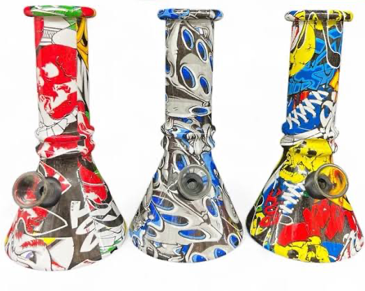 14cm Random Glass Bong Water Pipes Smoking Hookah | Glass Bong With Free Grinder Screen