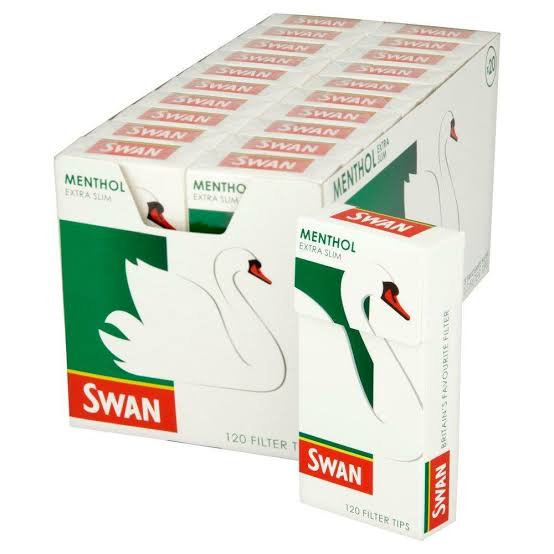 SWAN Menthol Extra Slim Pre Cut Rolling  Tips Filter
