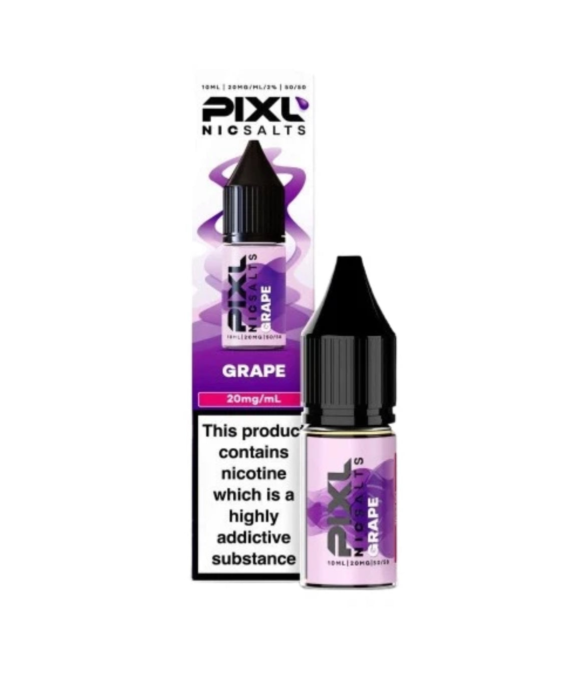 Pixl Nic Salt 10mg 20mg 50/50 10ml Vape Juice E-Liquid