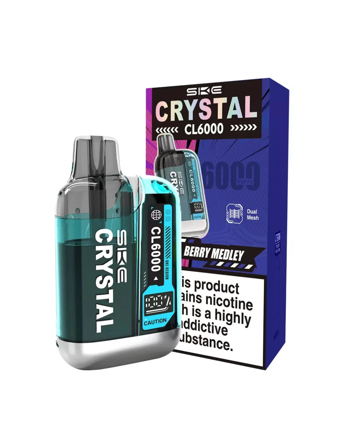 SKE Crystal CL6000 Puff Pre-Filled Vape Kit
