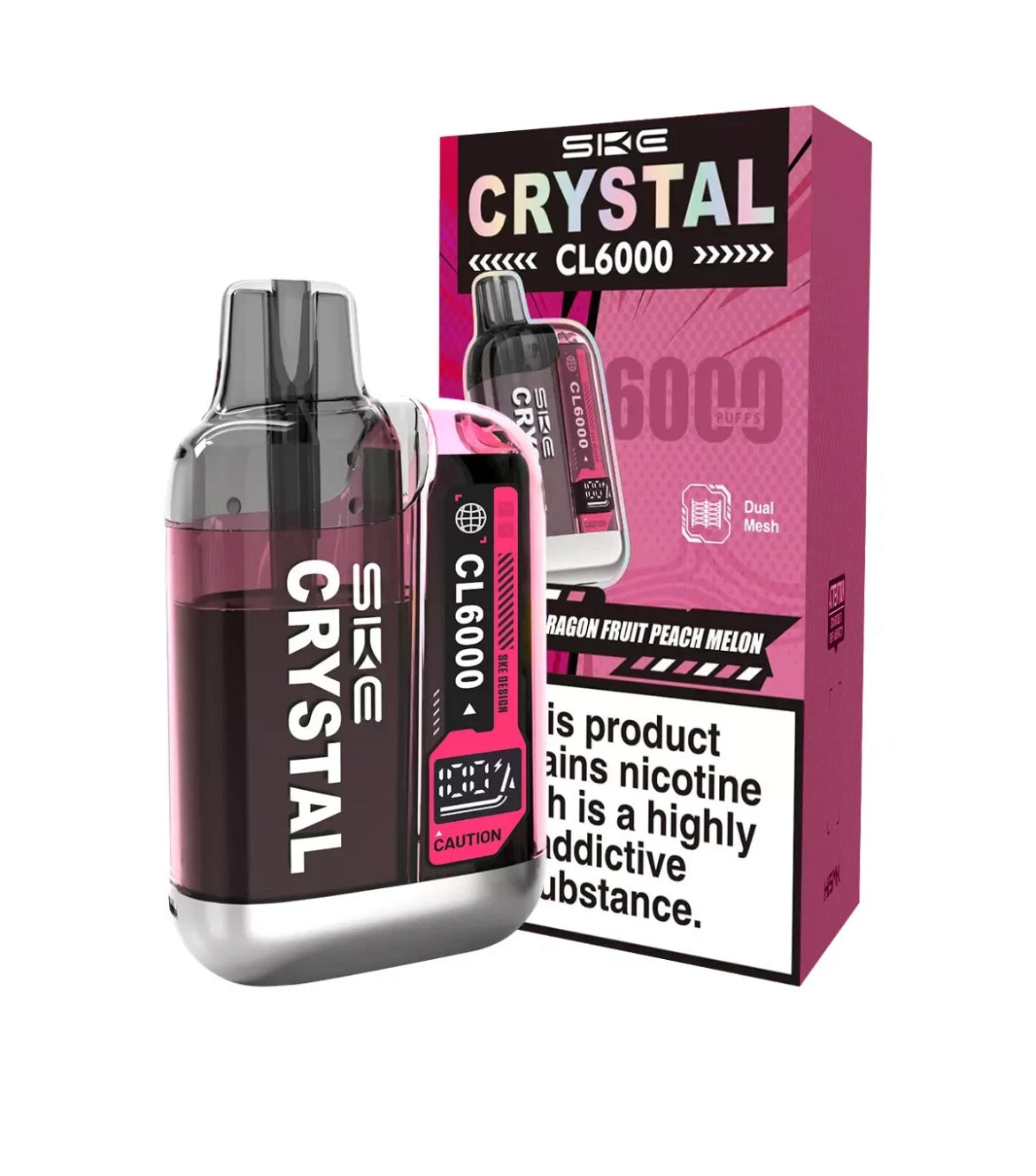SKE Crystal CL6000 Puff Pre-Filled Vape Kit