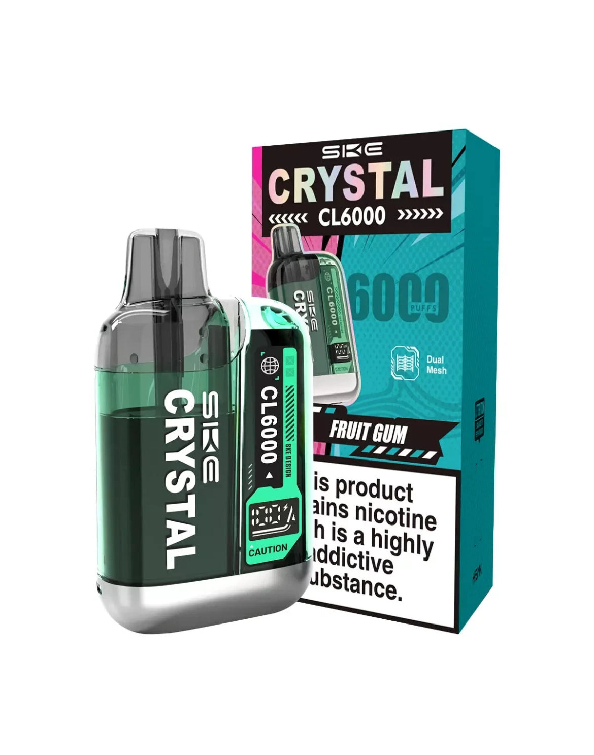 SKE Crystal CL6000 Puff Pre-Filled Vape Kit
