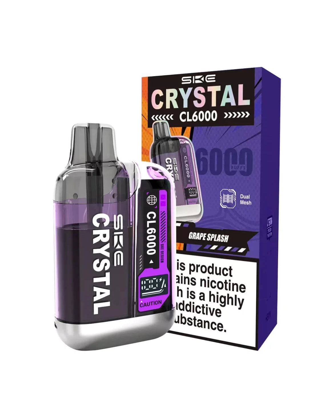 SKE Crystal CL6000 Puff Pre-Filled Vape Kit
