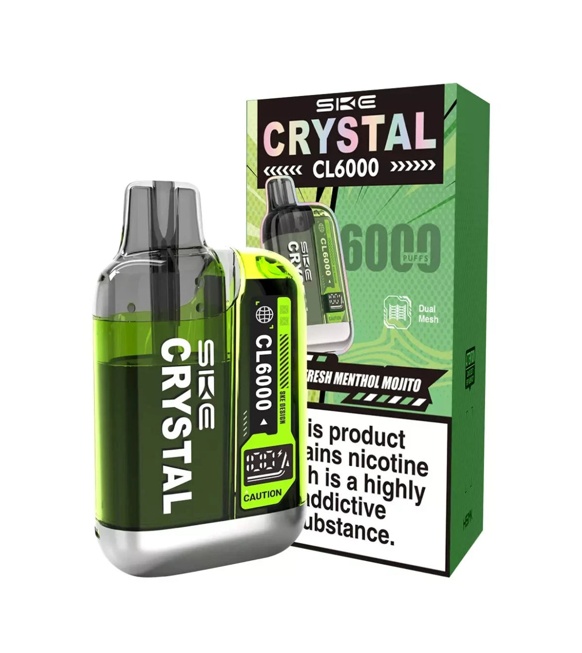 SKE Crystal CL6000 Puff Pre-Filled Vape Kit