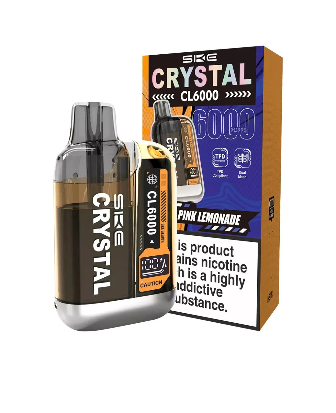 SKE Crystal CL6000 Puff Pre-Filled Vape Kit