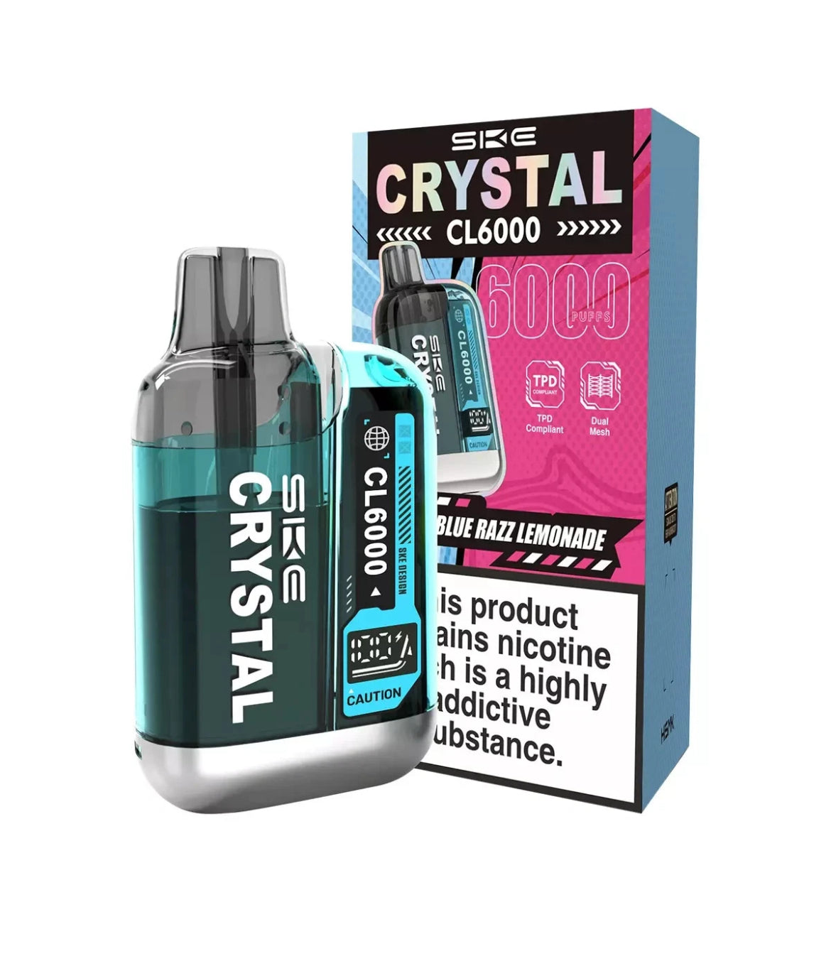 SKE Crystal CL6000 Puff Pre-Filled Vape Kit