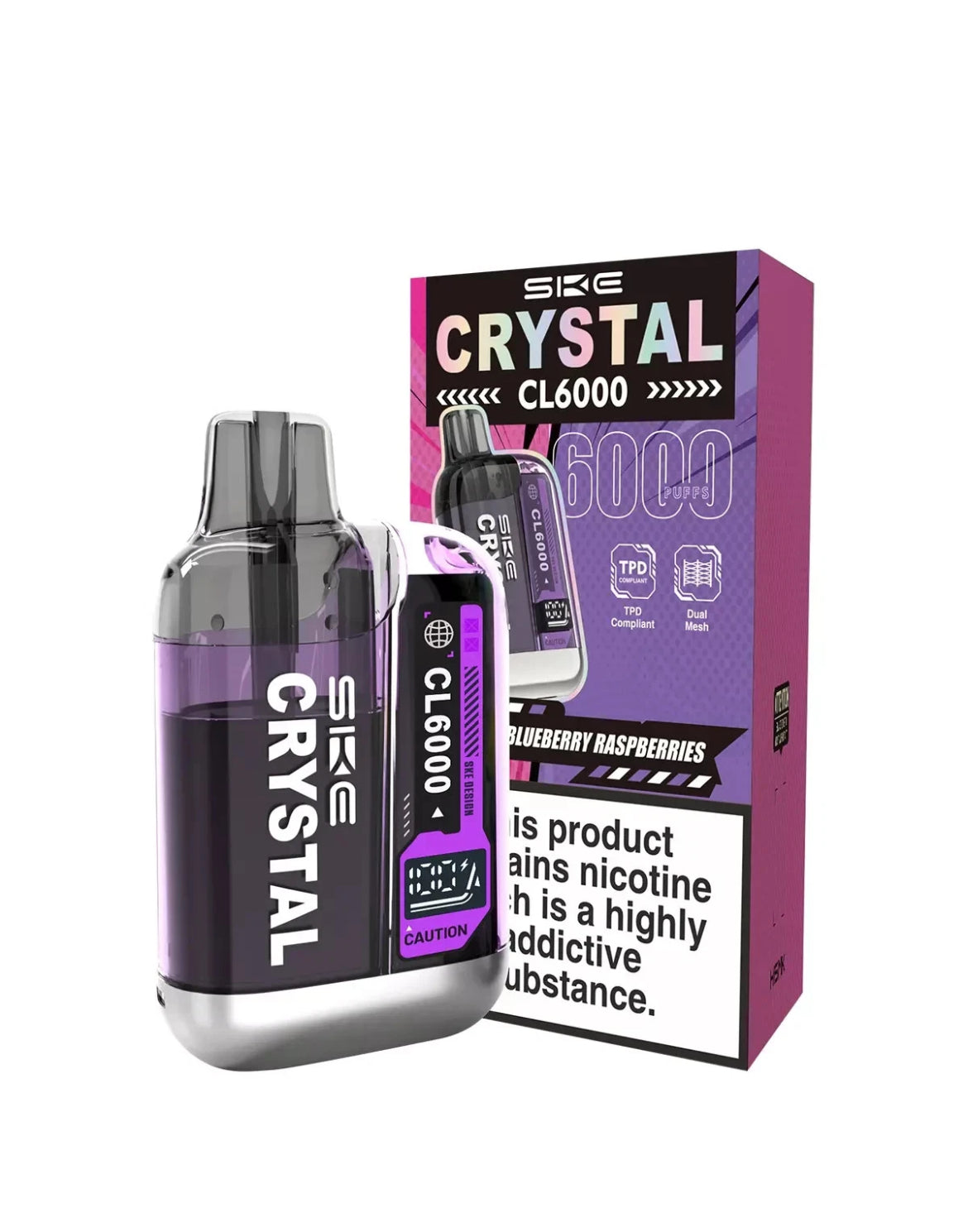 SKE Crystal CL6000 Puff Pre-Filled Vape Kit