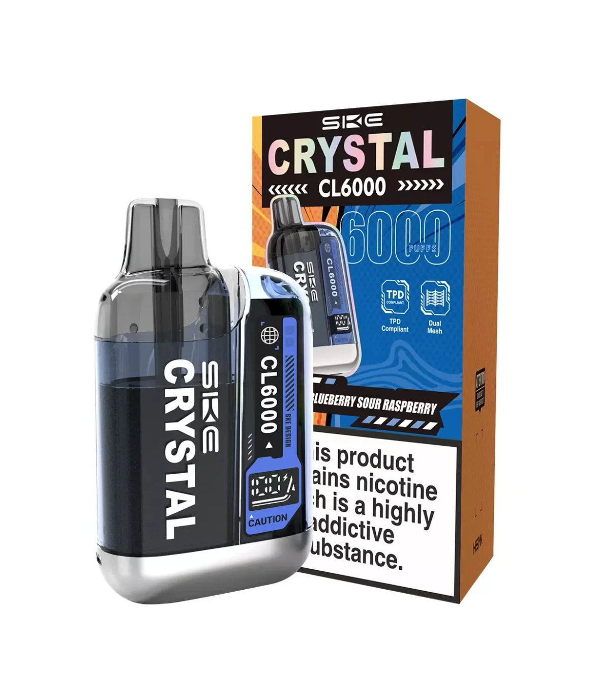 SKE Crystal CL6000 Puff Pre-Filled Vape Kit