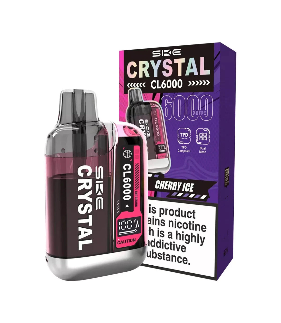 SKE Crystal CL6000 Puff Pre-Filled Vape Kit