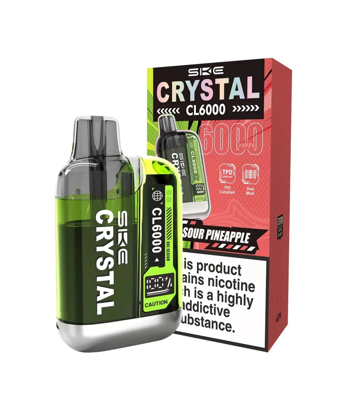 SKE Crystal CL6000 Puff Pre-Filled Vape Kit