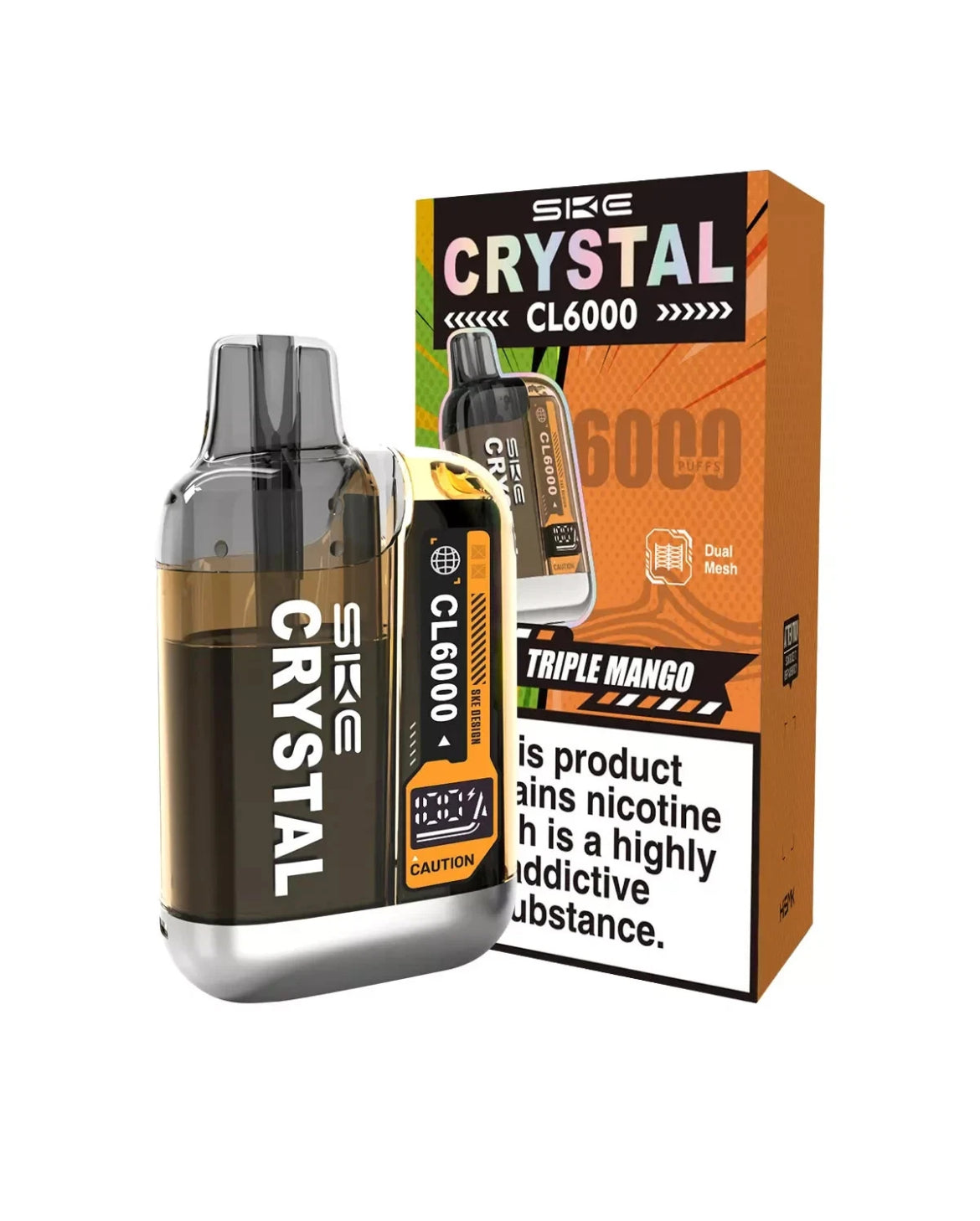 SKE Crystal CL6000 Puff Pre-Filled Vape Kit