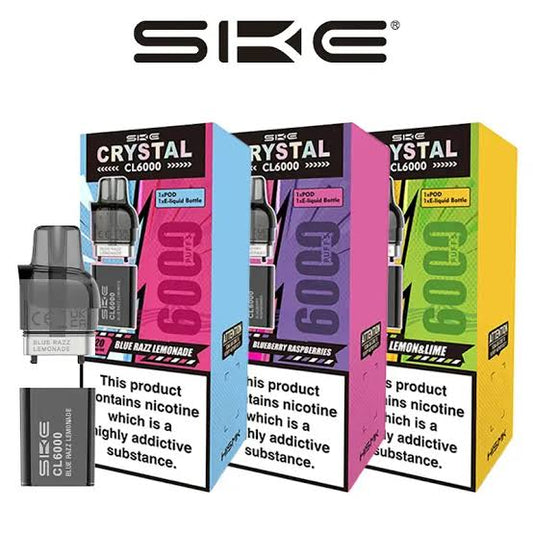 SKE Crystal CL6000 20mg Puff Vape