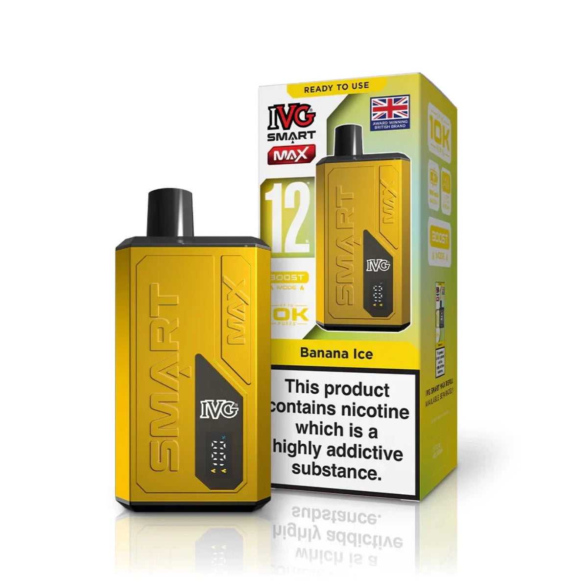 IVG Smart Max 10K Prefilled 20mg Rechargeable & Reusable Kit