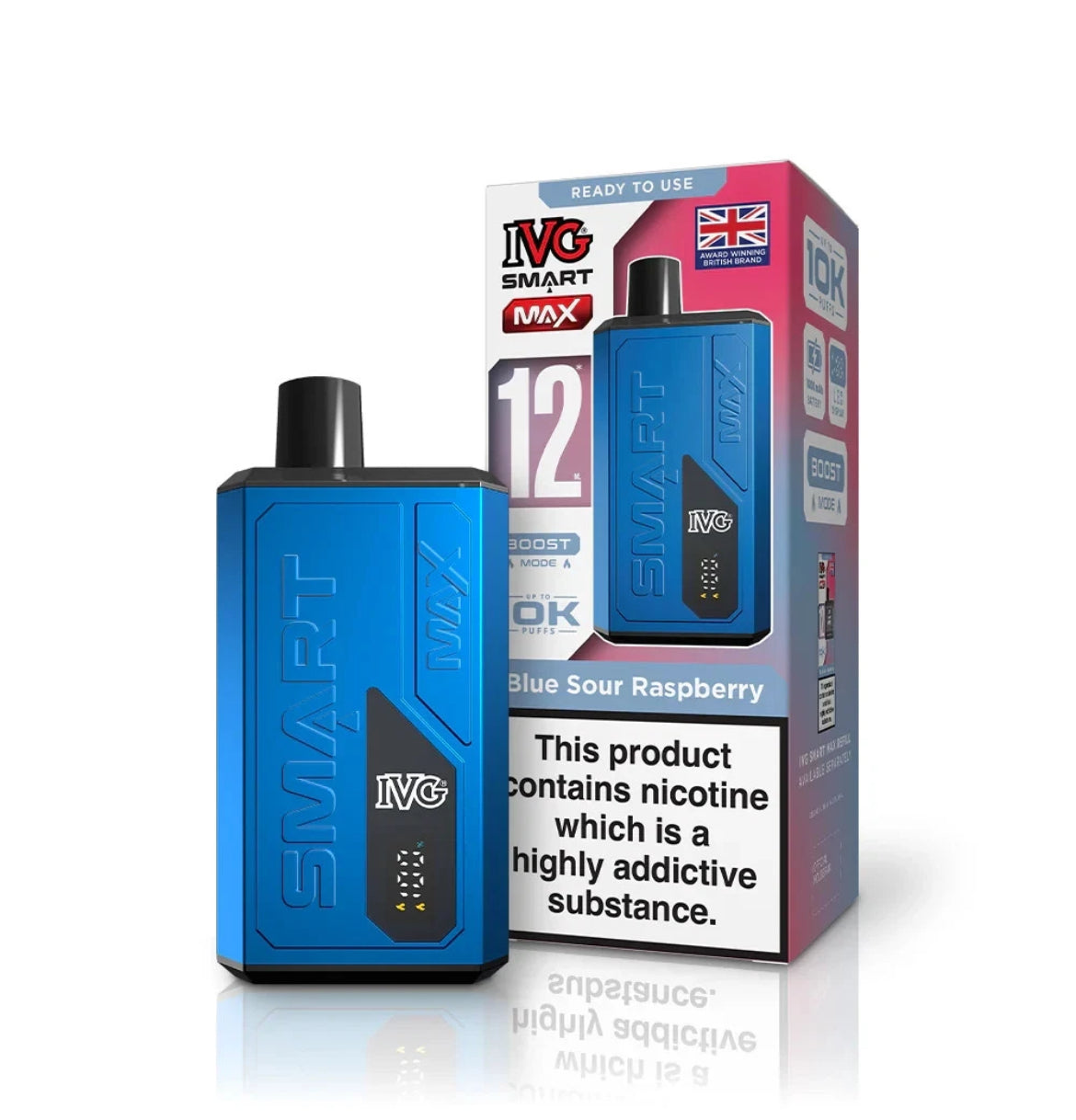 IVG Smart Max 10K Prefilled 20mg Rechargeable & Reusable Kit