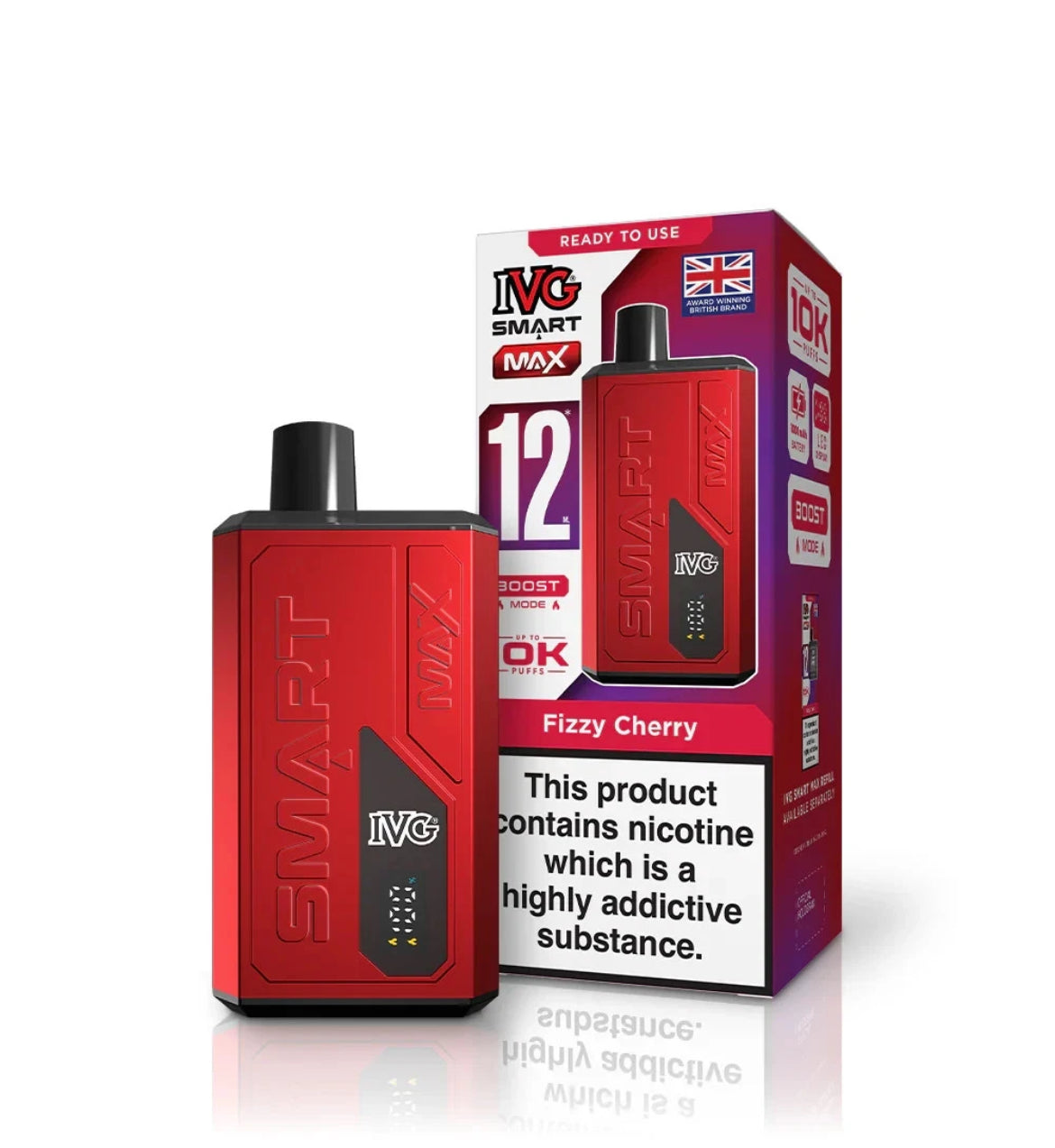 IVG Smart Max 10K Prefilled 20mg Rechargeable & Reusable Kit