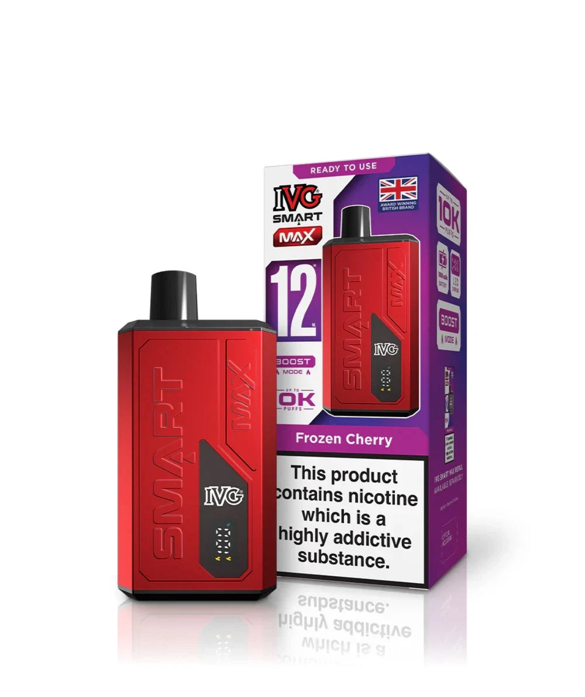 IVG Smart Max 10K Prefilled 20mg Rechargeable & Reusable Kit