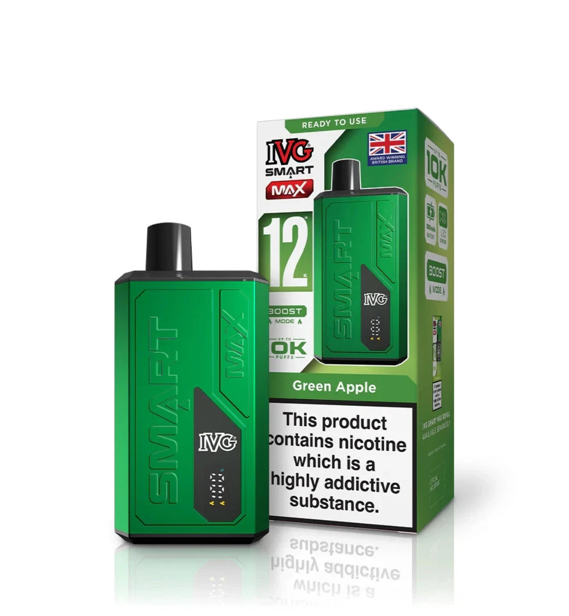 IVG Smart Max 10K Prefilled 20mg Rechargeable & Reusable Kit