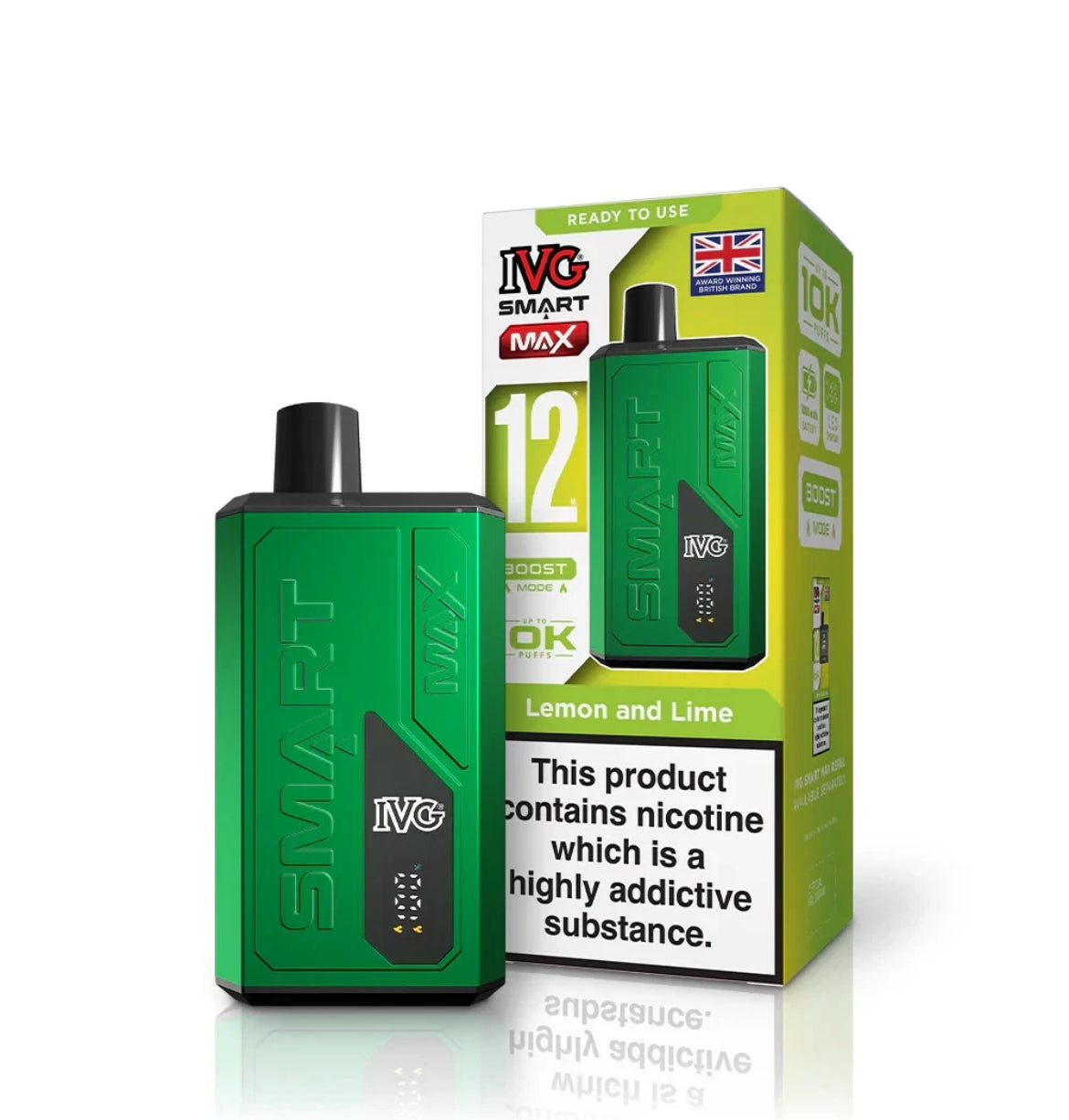 IVG Smart Max 10K Prefilled 20mg Rechargeable & Reusable Kit