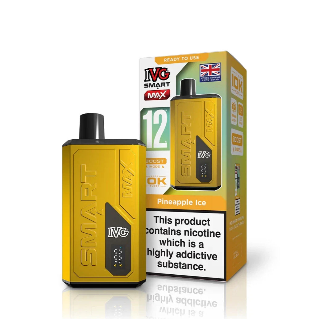 IVG Smart Max 10K Prefilled 20mg Rechargeable & Reusable Kit