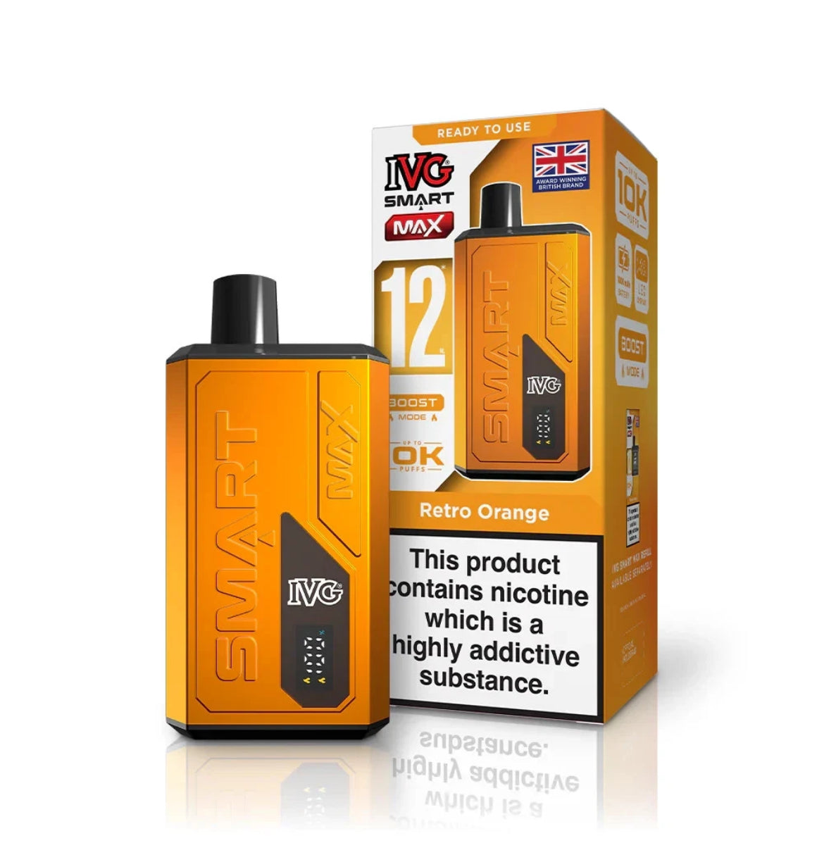 IVG Smart Max 10K Prefilled 20mg Rechargeable & Reusable Kit