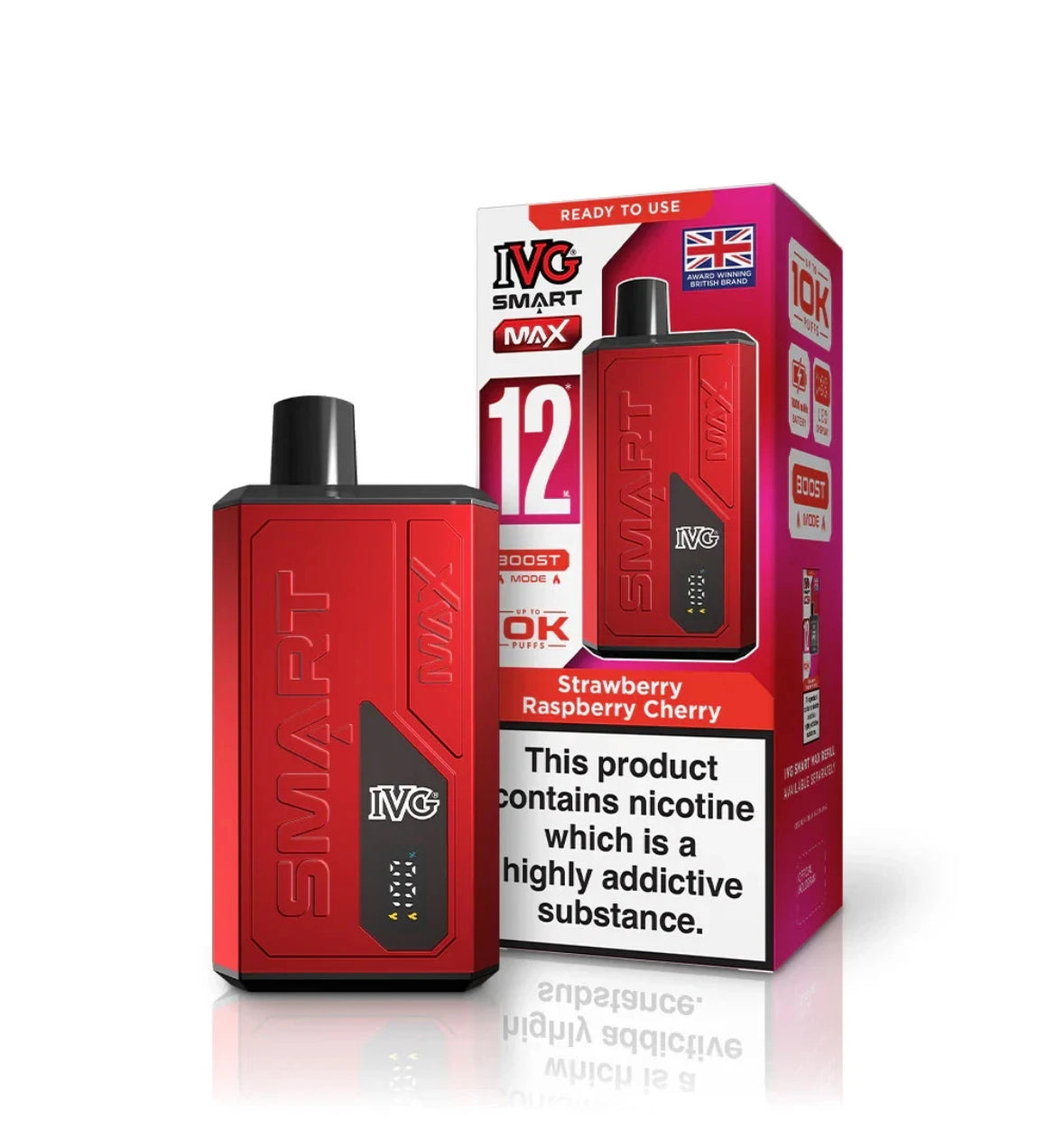 IVG Smart Max 10K Prefilled 20mg Rechargeable & Reusable Kit