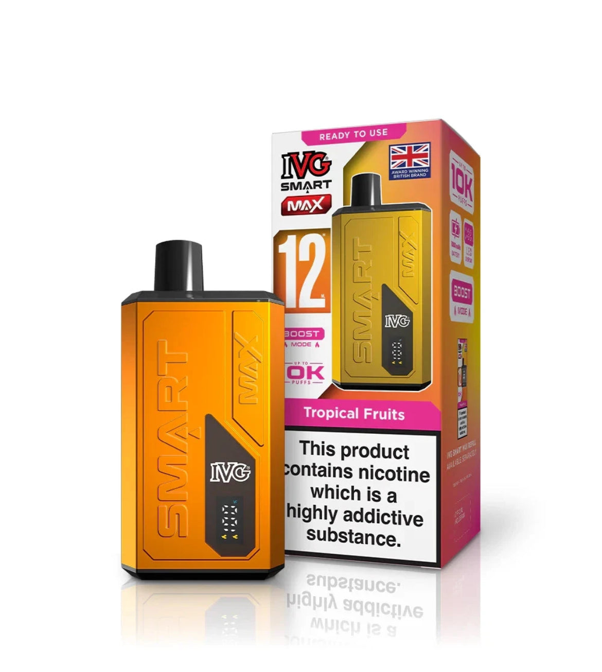 IVG Smart Max 10K Prefilled 20mg Rechargeable & Reusable Kit