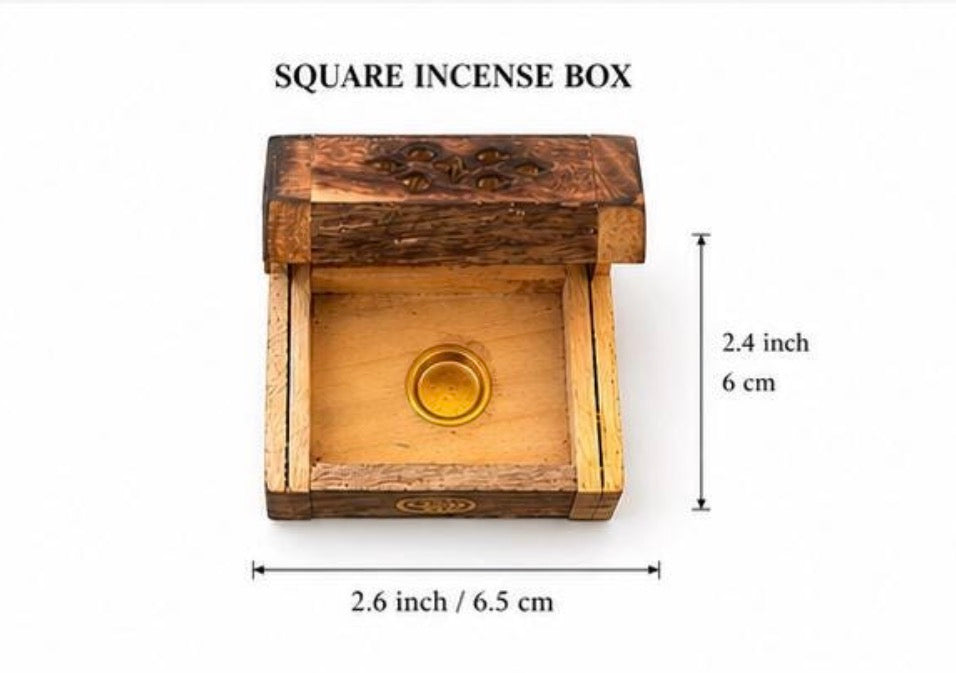 long & round Incense Stick & Cone Burner joss holder ash catcher box