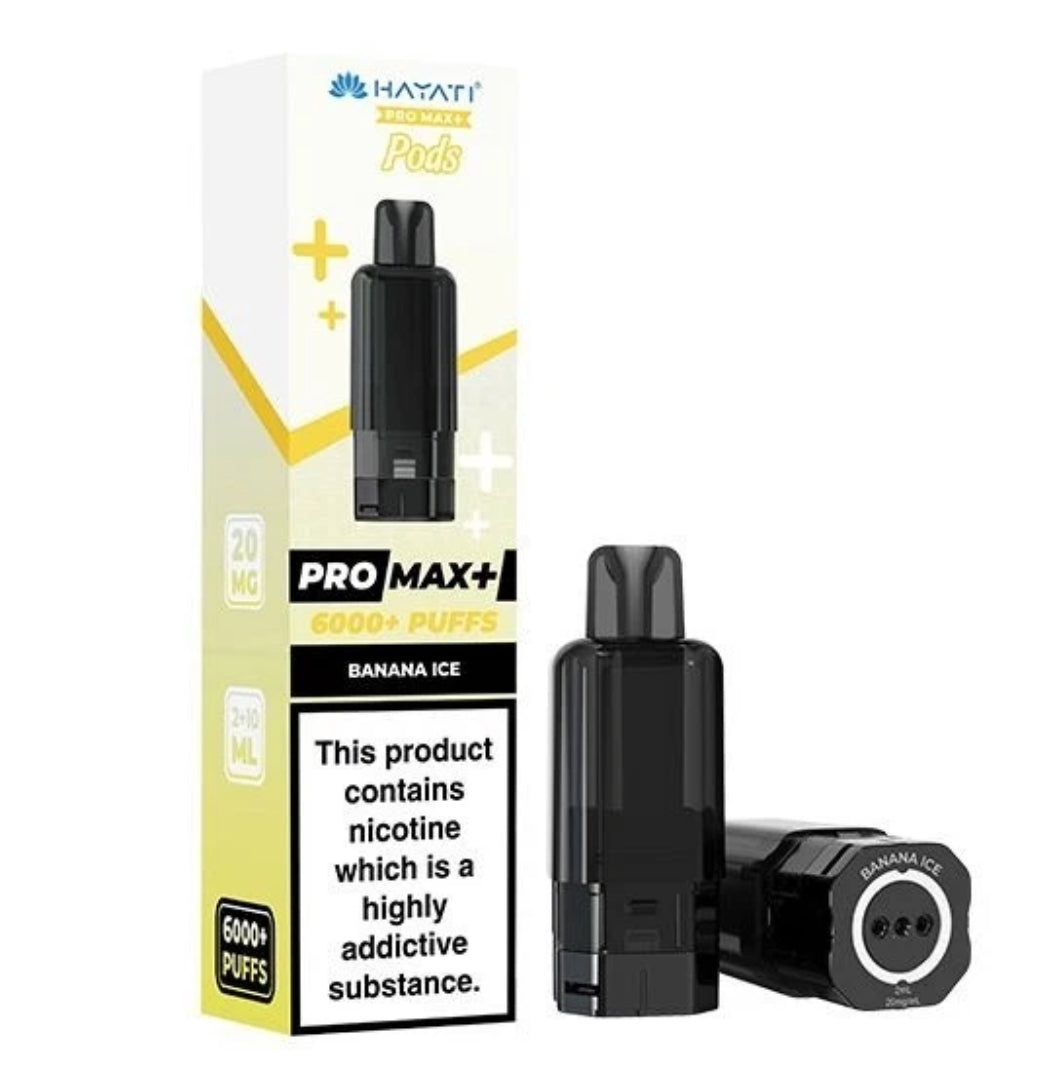 Hayati Pro Max 6K  Refill Pods Pre-filled  Replaceable Pods 20MGmg