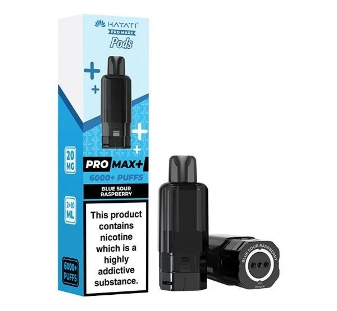 Hayati Pro Max 6K  Refill Pods Pre-filled  Replaceable Pods 20MGmg