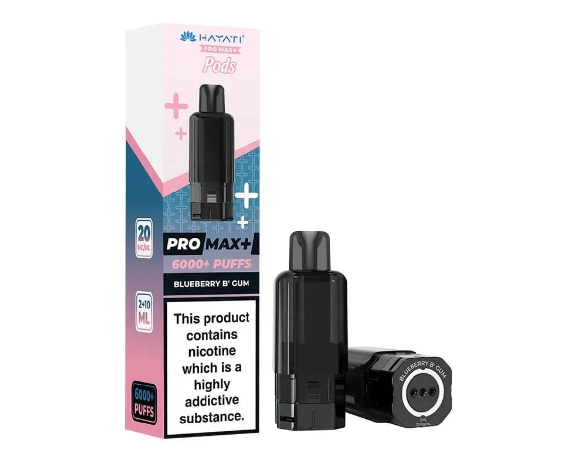 Hayati Pro Max 6K  Refill Pods Pre-filled  Replaceable Pods 20MGmg
