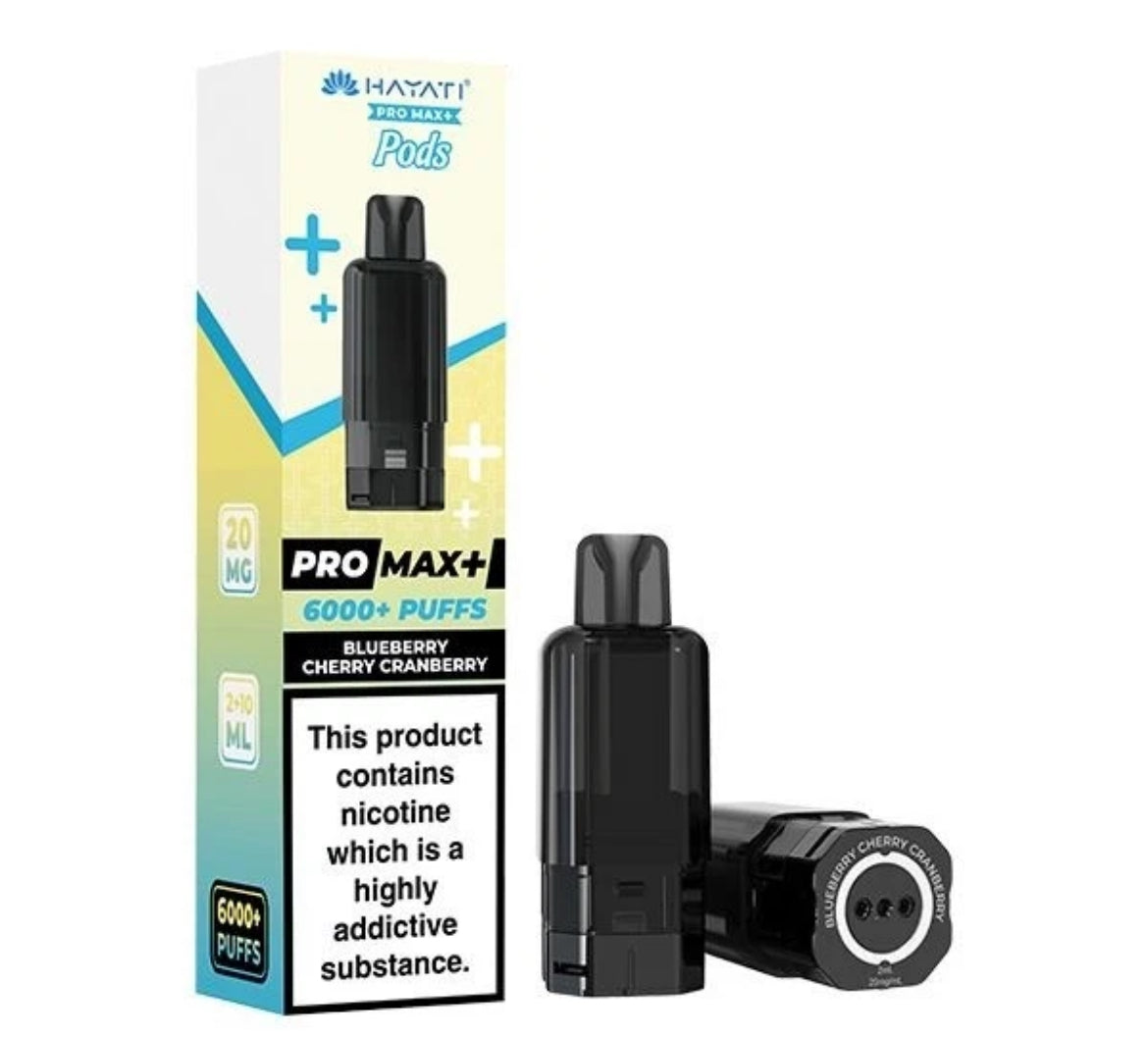 Hayati Pro Max 6K  Refill Pods Pre-filled  Replaceable Pods 20MGmg