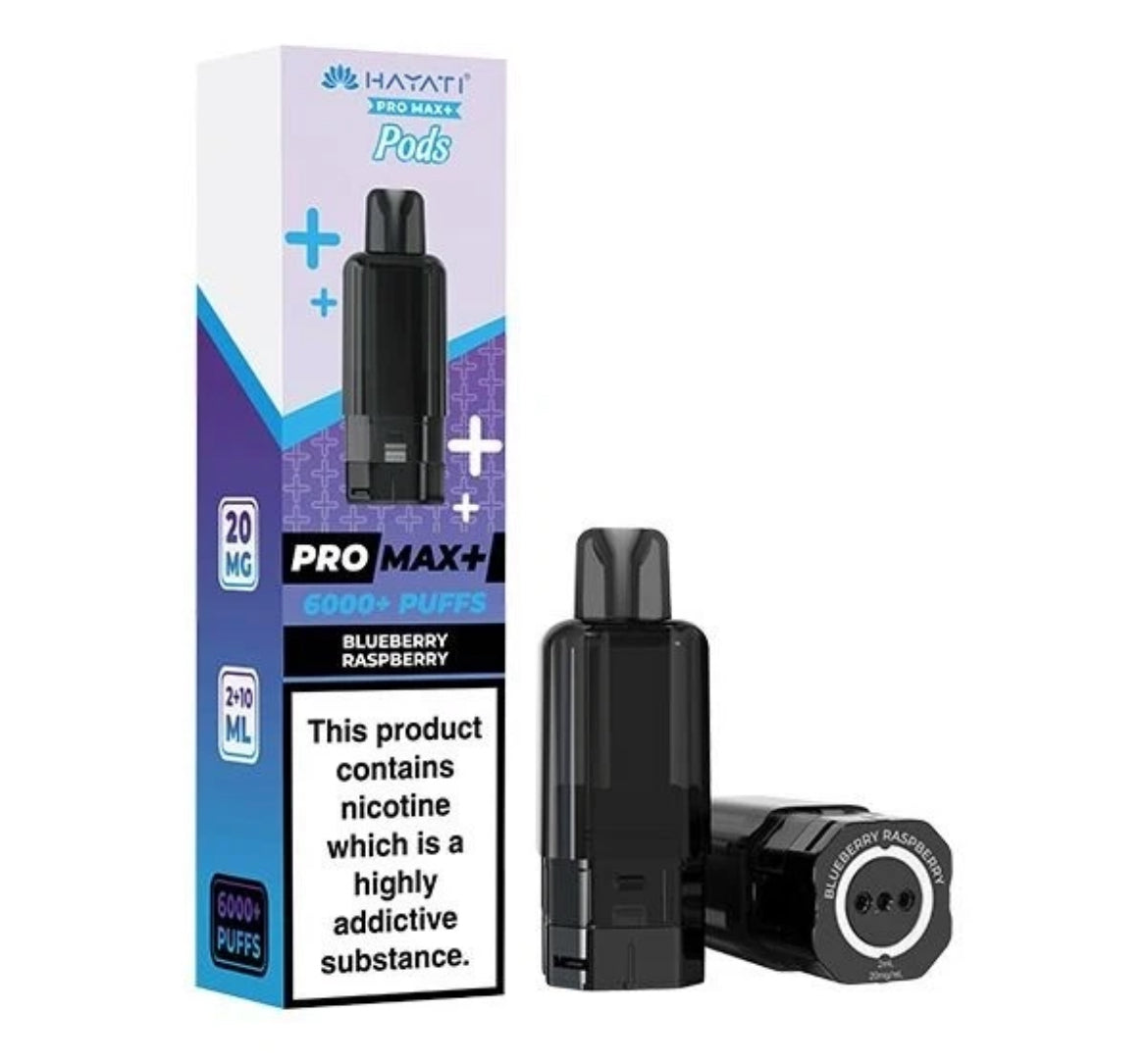 Hayati Pro Max 6K  Refill Pods Pre-filled  Replaceable Pods 20MGmg