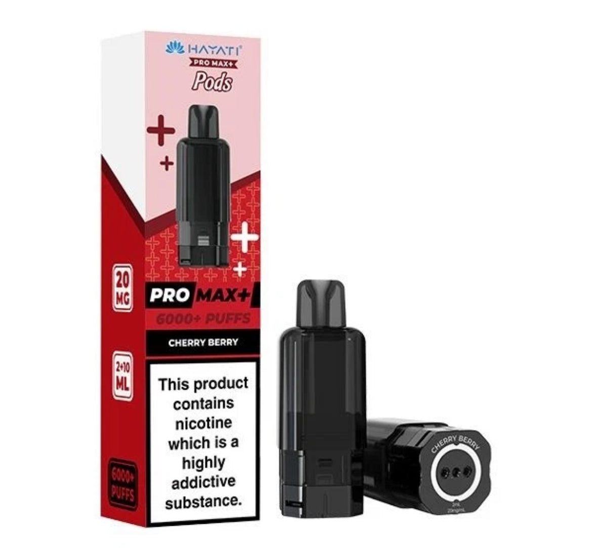 Hayati Pro Max 6K  Refill Pods Pre-filled  Replaceable Pods 20MGmg