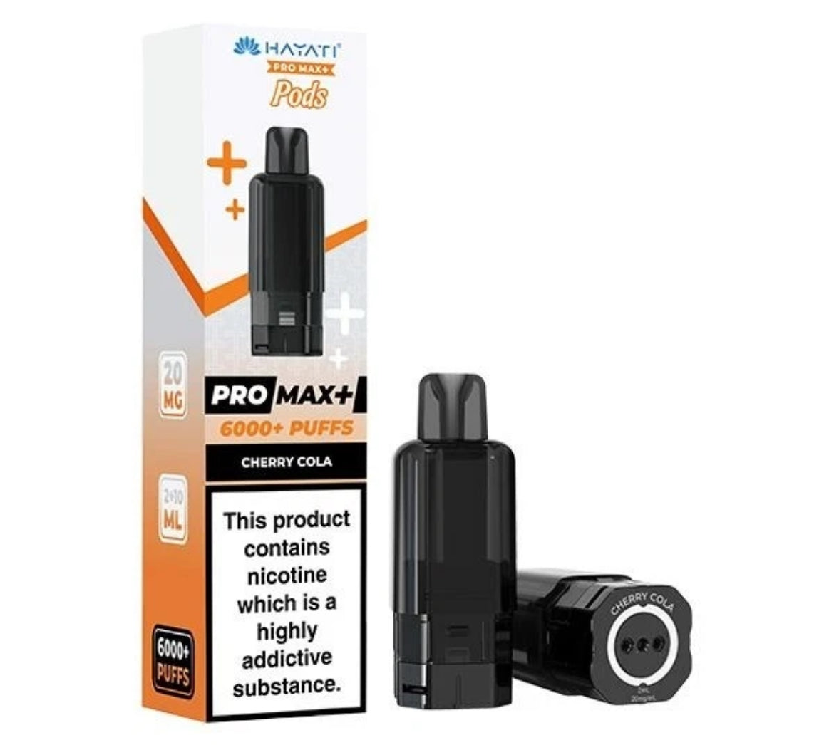 Hayati Pro Max 6K  Refill Pods Pre-filled  Replaceable Pods 20MGmg