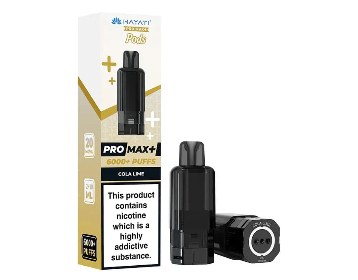 Hayati Pro Max 6K  Refill Pods Pre-filled  Replaceable Pods 20MGmg