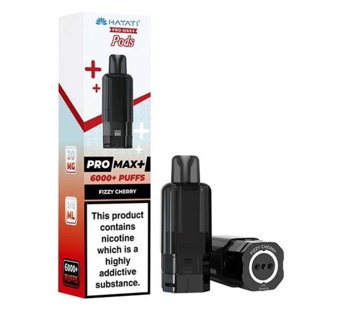 Hayati Pro Max 6K  Refill Pods Pre-filled  Replaceable Pods 20MGmg