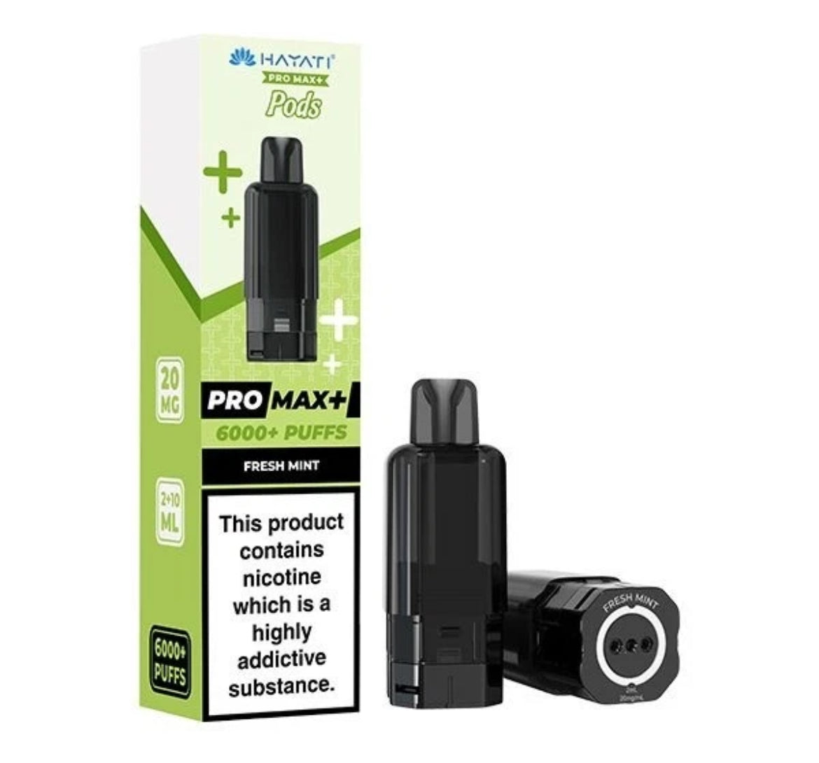 Hayati Pro Max 6K  Refill Pods Pre-filled  Replaceable Pods 20MGmg