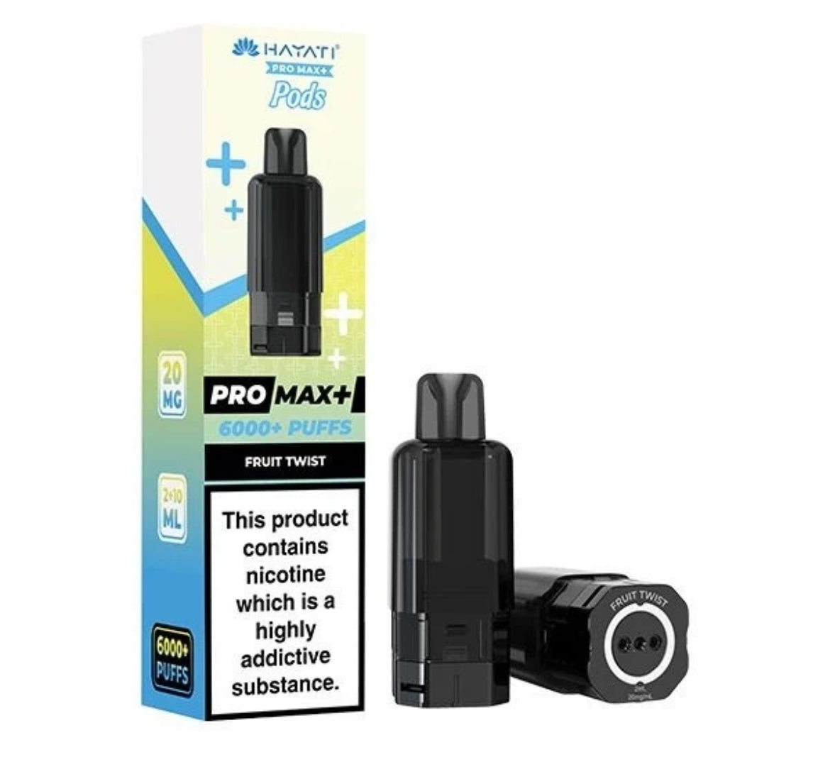 Hayati Pro Max 6K  Refill Pods Pre-filled  Replaceable Pods 20MGmg