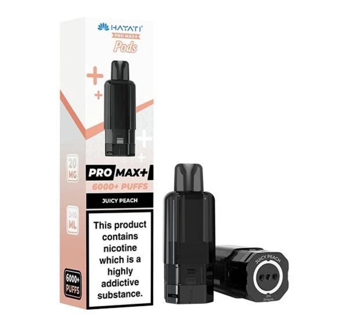 Hayati Pro Max 6K  Refill Pods Pre-filled  Replaceable Pods 20MGmg