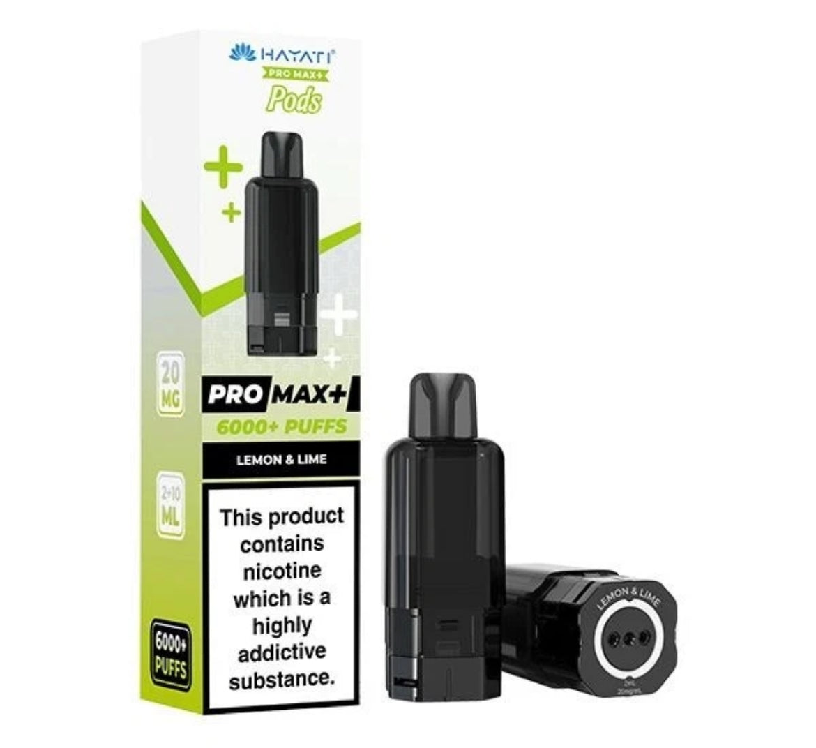 Hayati Pro Max 6K  Refill Pods Pre-filled  Replaceable Pods 20MGmg