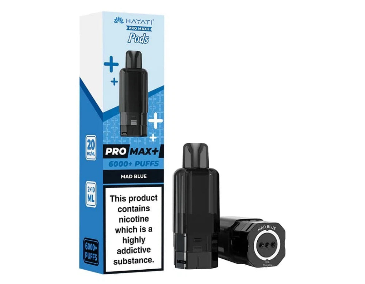 Hayati Pro Max 6K  Refill Pods Pre-filled  Replaceable Pods 20MGmg
