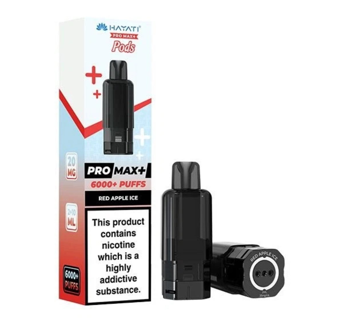 Hayati Pro Max 6K  Refill Pods Pre-filled  Replaceable Pods 20MGmg