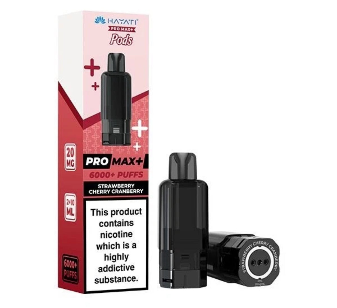 Hayati Pro Max 6K  Refill Pods Pre-filled  Replaceable Pods 20MGmg