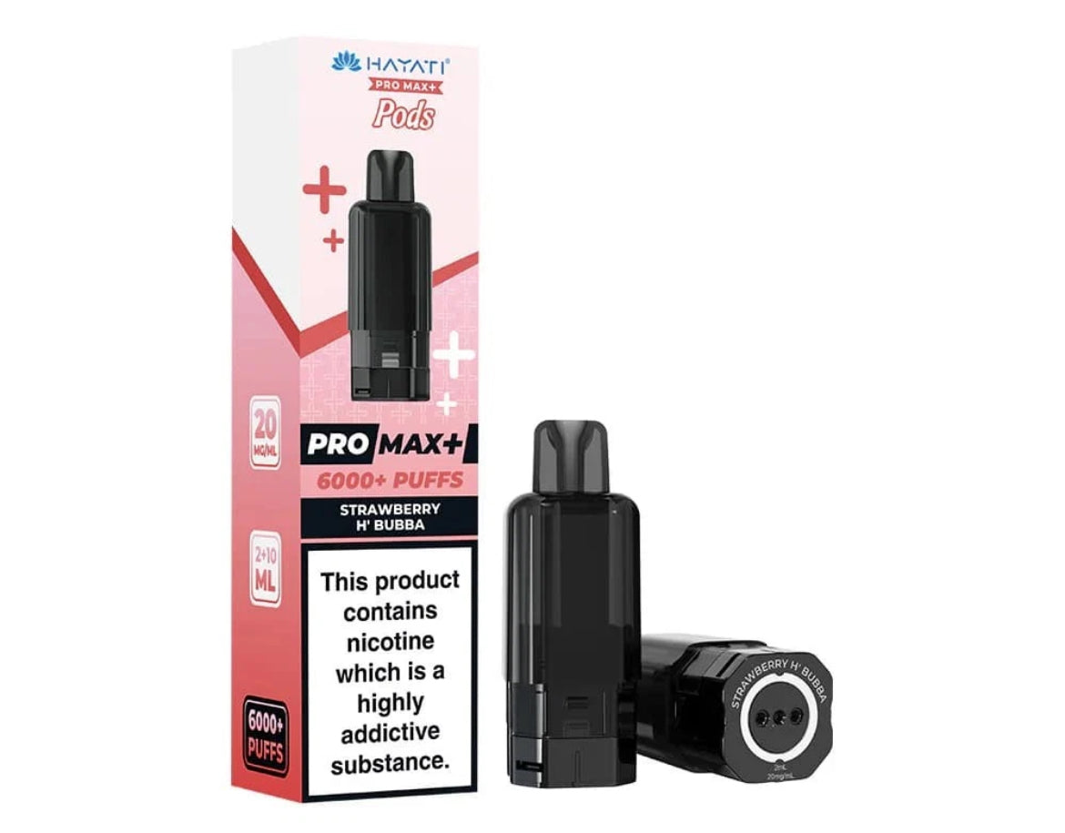 Hayati Pro Max 6K  Refill Pods Pre-filled  Replaceable Pods 20MGmg